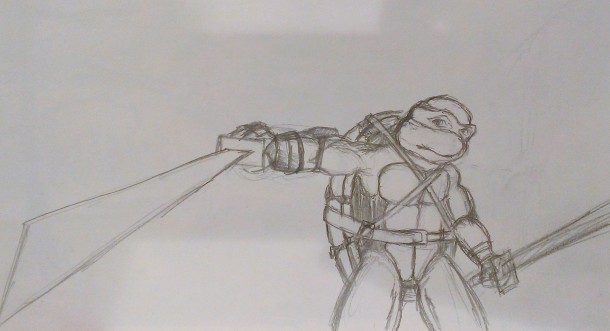 Ninja Turtle Leonardo - Sketch - Pencil